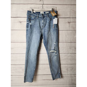 Kensie Womens Vintage Luxe Skinny Jeans Blue Stretch Medium Wash Denim 10/30 New